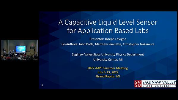 A Capacitive Liquid Level Sensor for Application Based Labs | Underline