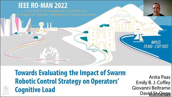 Towards evaluating the impact of swarm robotic control strategy on ...