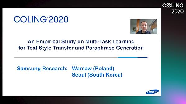 An Empirical Study on Multi-Task Learning for Text Style Transfer and ...
