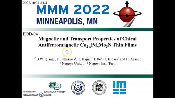 Magnetic and Transport Properties of Chiral Antiferromagnetic Co2 ...