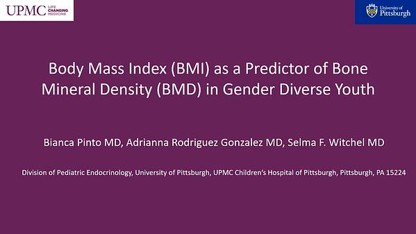 Underline Body Mass Index Bmi As A Predictor Of Bone Mineral
