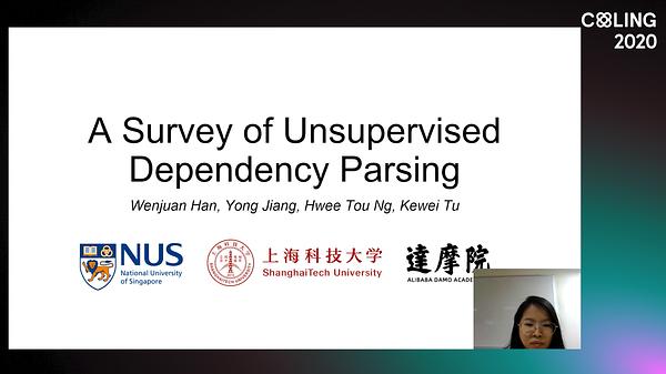A Survey of Unsupervised Dependency Parsing | Underline