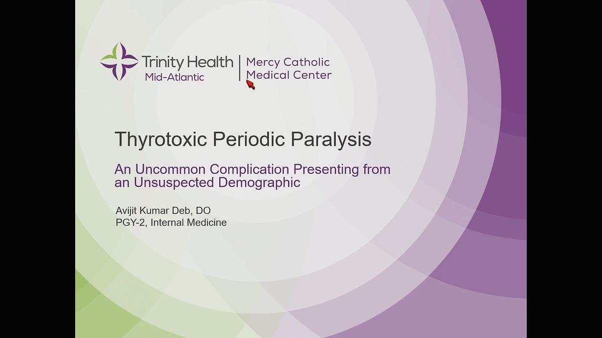 Underline | Thyrotoxic Periodic Paralysis: An Uncommon Complication ...