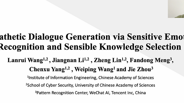Empathetic Dialogue Generation via Sensitive Emotion Recognition and ...