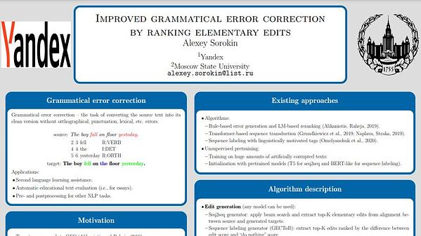 Improved grammatical error correction by ranking elementary edits ...
