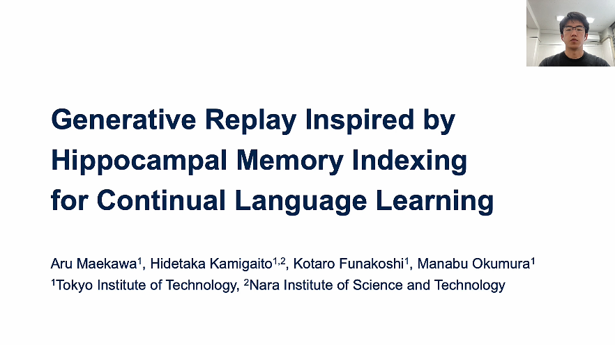 Underline | Generative Replay Inspired by Hippocampal Memory