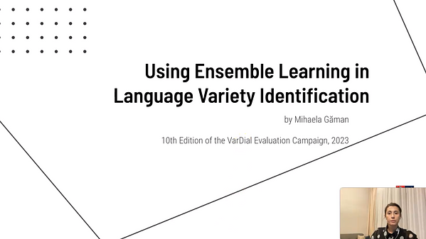 Using Ensemble Learning in Language Variety Identification | Underline