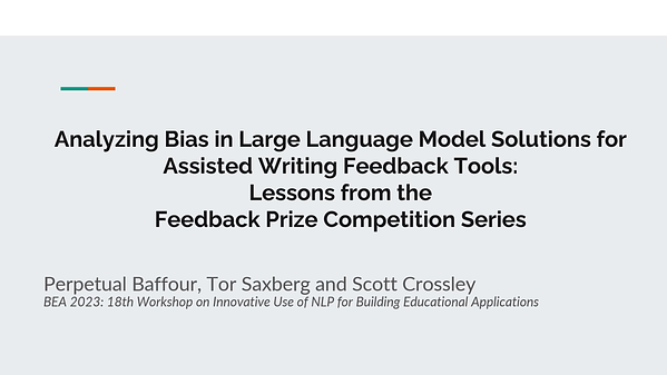 Analyzing Bias in Large Language Model Solutions for Assisted Writing ...