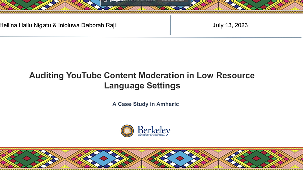 Auditing YouTube Content Moderation in Low Resource Language Settings ...