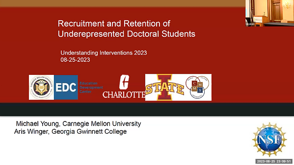 Recruitment and Retention of Underrepresented Doctoral Students in STEM ...