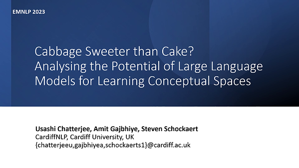Cabbage Sweeter than Cake? Analysing the Potential of Large Language ...