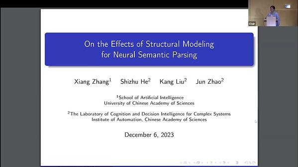 On the Effects of Structural Modeling for Neural Semantic Parsing ...
