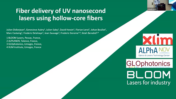 Fiber Delivery of UV Nanosecond Lasers using Hollow-Core Fibers | Underline