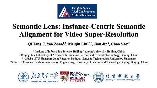 Underline | Semantic Lens: Instance-Centric Semantic Alignment for Video Super-resolution