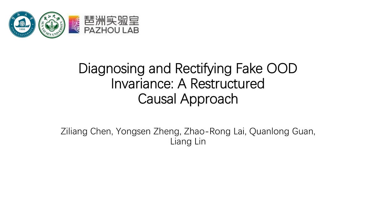 Underline | Diagnosing and Rectifying Fake OOD Invariance: A ...