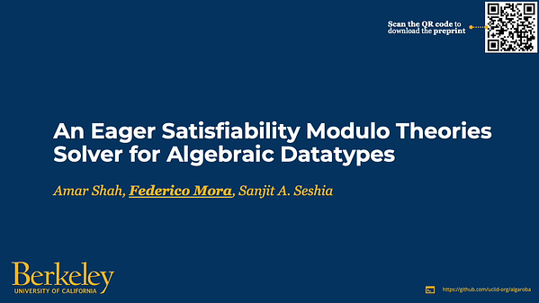 Underline | An Eager Satisfiability Modulo Theories Solver for ...