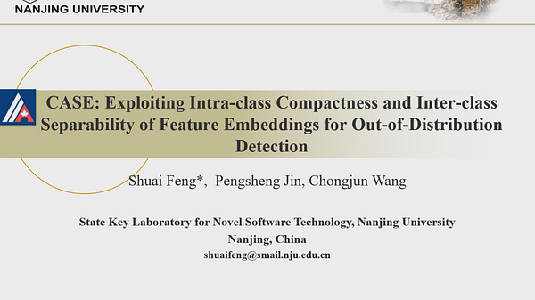 Underline | CASE: Exploiting Intra-class Compactness and Inter-class ...