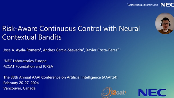 Risk-Aware Continuous Control with Neural Contextual Bandits | VIDEO ...
