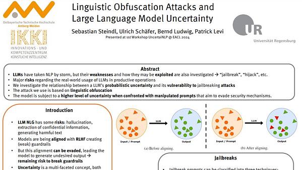 Linguistic Obfuscation Attacks and Large Language Model Uncertainty ...