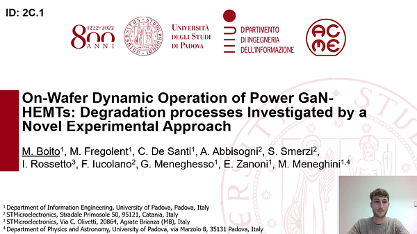 Underline | 2C.1 - On-Wafer Dynamic Operation of Power GaN-HEMTs ...